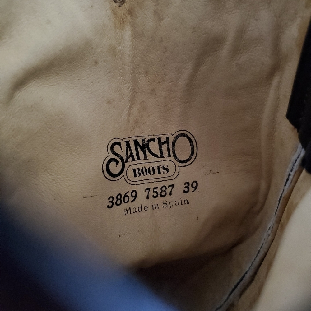 🍒NWOB Sancho Tooled Boots - Picture 4 of 10